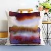 G-Gradient Ink Wash Cushion Cover Washable Linen Pillowcase Soft For Sofa Bed Cozy Home Room Decor