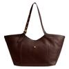 Coach Gramercy 35 Ciondolo Logo Chiusura Magnetica Borsa Tote in Pelle Granata Donna tote Acero CAM00-B4MPL