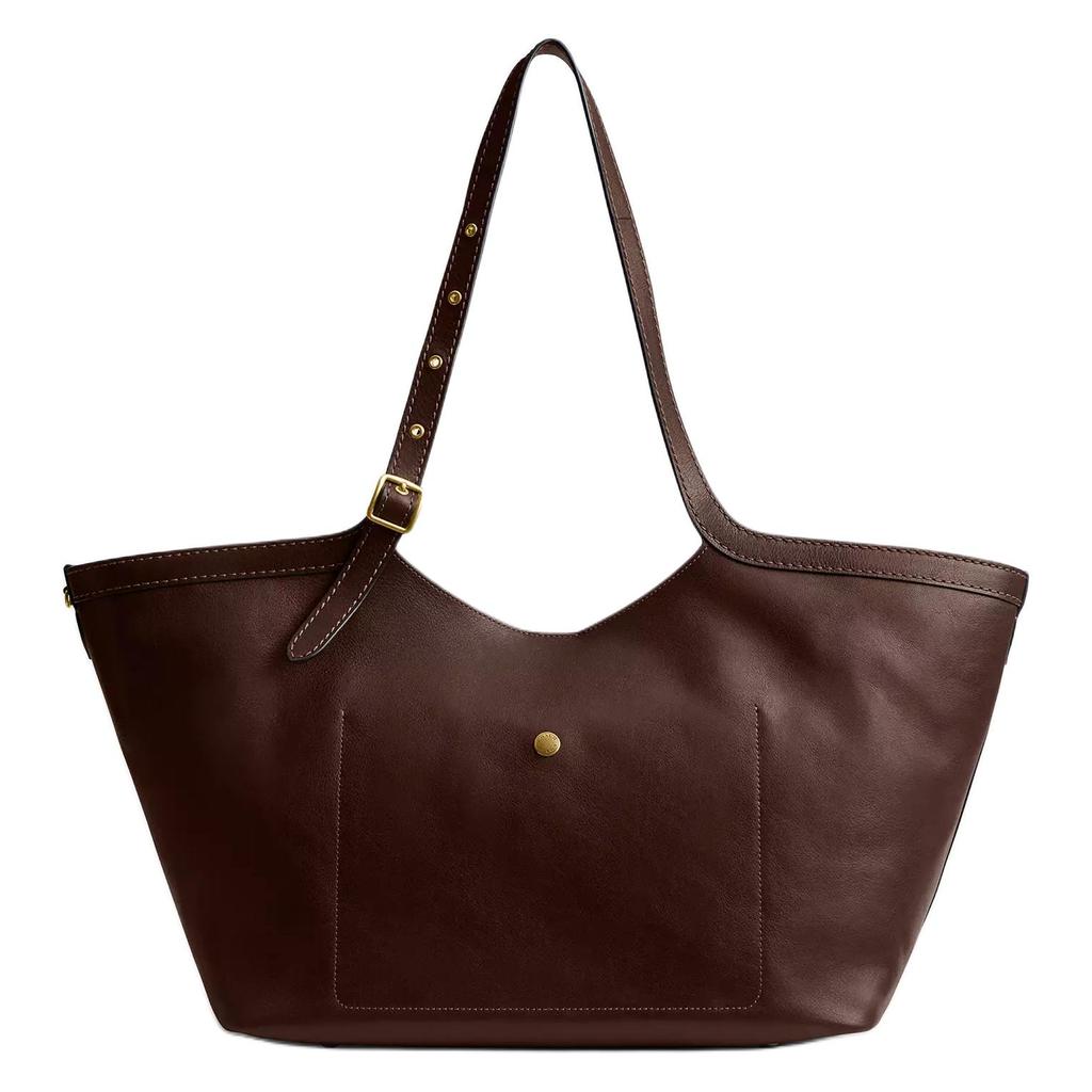 Coach Gramercy 35 Ciondolo Logo Chiusura Magnetica Borsa Tote in Pelle Granata Donna tote Acero CAM00-B4MPL