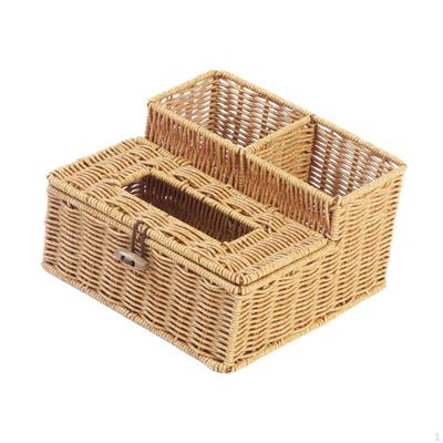 Úložný box na kapesníky Pletené držáky Organizér Držák na toaletní stolek