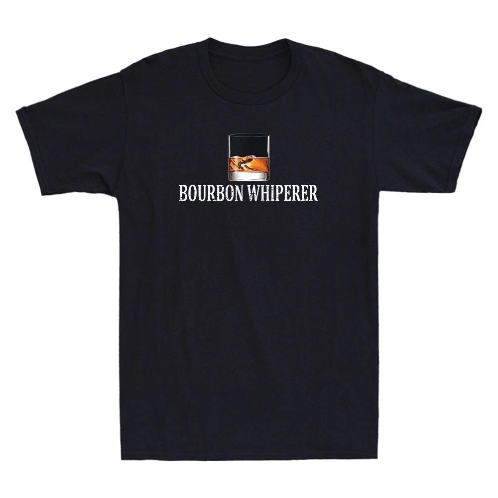 Bourbon Whisperer Funny Bourbon Drinking Quote Lover Gift Vintage Men s T-Shirt XXXXL