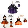 Halloween Princess Dress For Girls With Tulle And Bow For Kids Cosplay Party