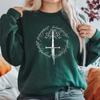 Ring Inspired Sweatshirt Dark Lord Hoodie Middle Somewhere Sweatshirt Unisex Long Sleeve Casual Pullover Tops Book Lover Gift