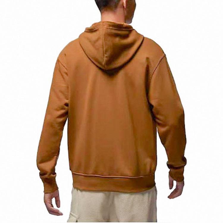 Nike Jachetă Sport Casual cu Glugă, Mânecă Lungă, Culoare Solidă, Jachete Bărbați Maro FQ1867-281