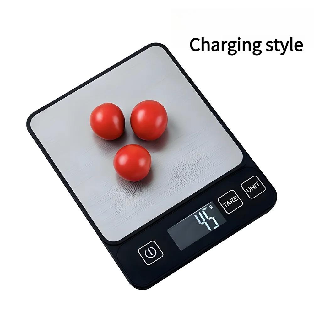 Digital Kitchen Food Scale with LCD Display 304 Stainless Steel Kitchen Balance for Fitness Baking Weighing
