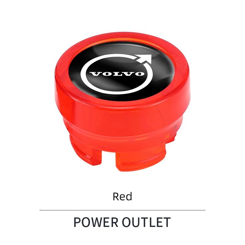 Car Cigarette Lighter Cap Auto Lighter Dust Proof Cover Accessorie For Volvo Rdesign XC60 XC90 XC40 V50 V60 V40 S60 C30 V70 S90