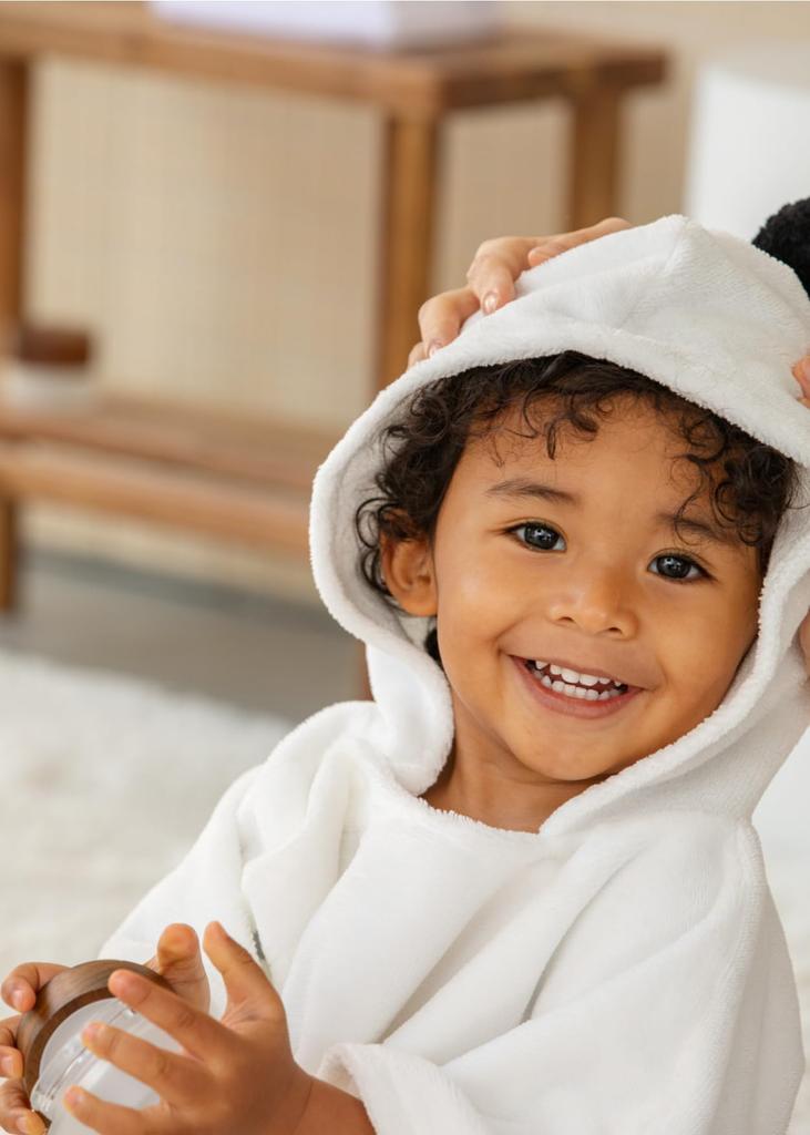 Konny Baby Hooded Towel Prevents Bathing from Getting Bath For Hooded Bath For Babies 0 To 3 Years Old (Konny) Eco-Tex Certified, Cold, Soft,