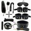 Adults Products Leather Sex Toy Kit Handcuffs Bondage Set Sex Games Bdsm Adult Toys Exotic Accessories Sex Toys for Couples
