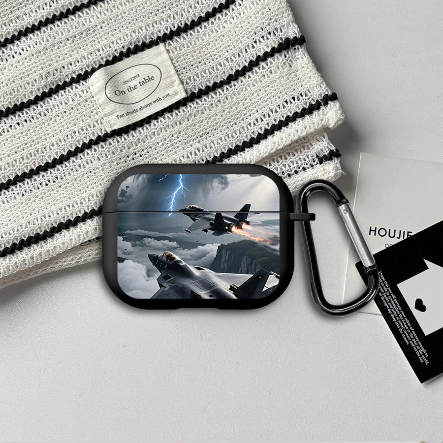 Earphone Cases Cover Case For Airpods 1 3 Pro2 4 Pro3 Pro 2 Fighter Aircraft