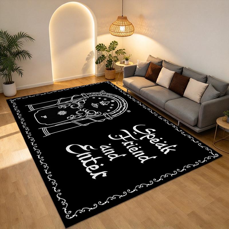 Doorway Portal Living Room Nonslip Area Rug Soft Carpet For Bedroom Game Playroom Sofa Office Home Decor Doormat Christmas Gift C926438