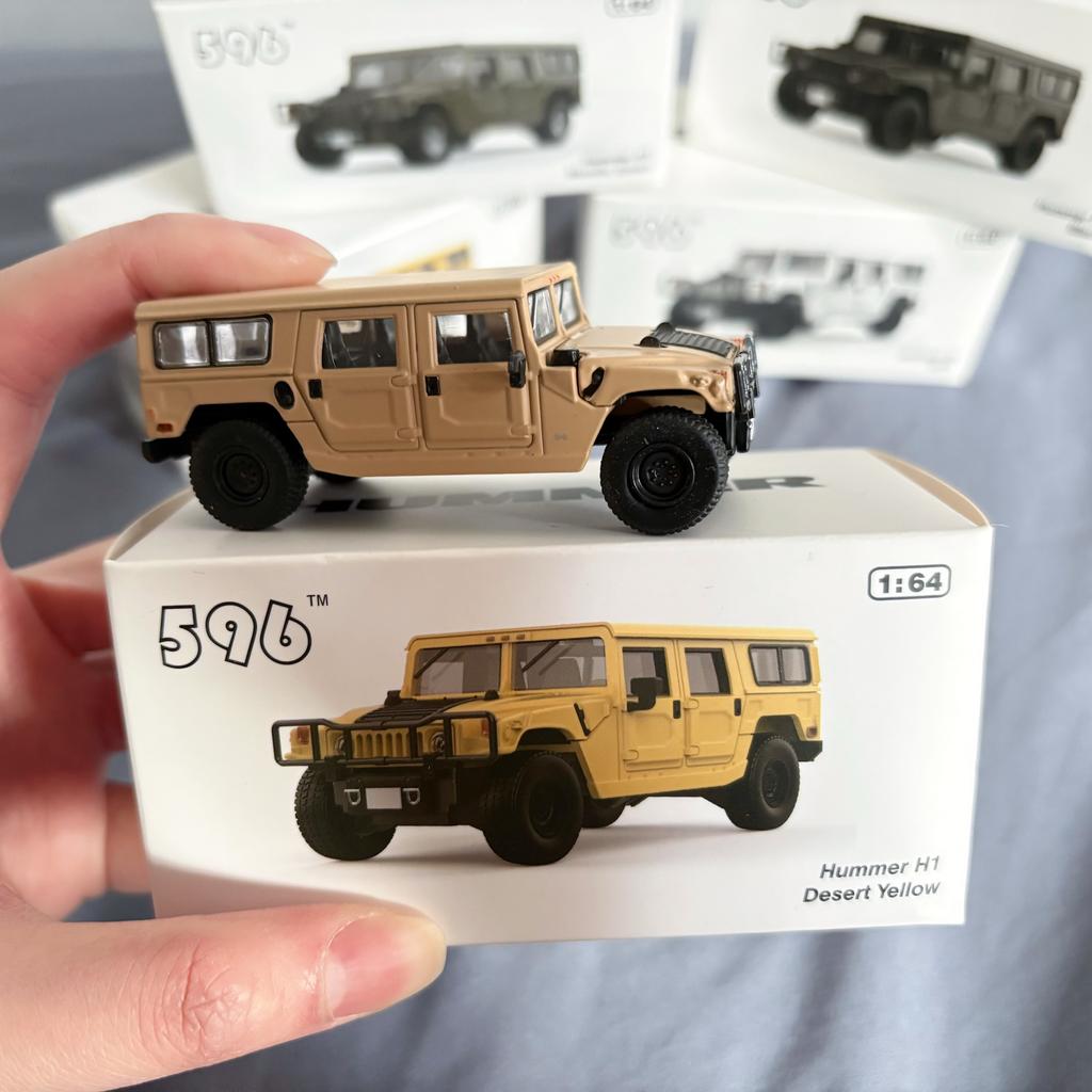 596 1/64 Hummer H1 Armored Car Alloy Car Diecasts & Toy Vehicles Car Model Miniature Scale Model Car For Children