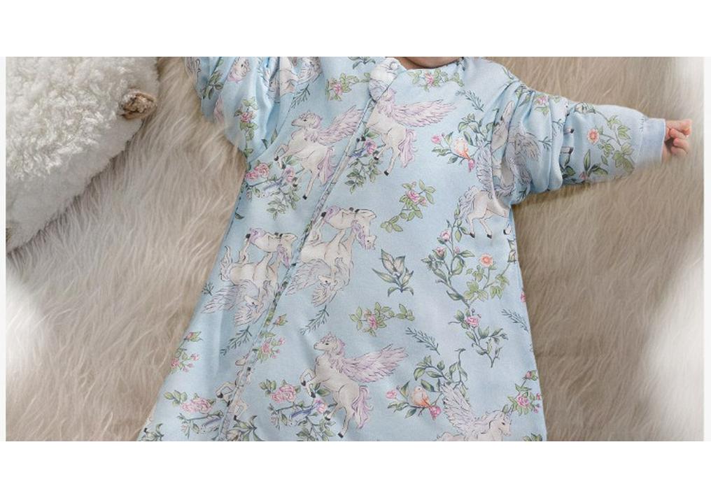 Wool & Ginger Baby Sleeping Bag: All-Season, Temperature-Control, Anti-Kick Quilt for Newborns