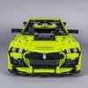 New MOC-165802 Green GT500 Super Sprots Car 1:8 Model Building Blocks Bricks DIY Toys Assembly Birthday Christmas Gifts For Kids