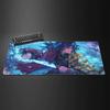 Tappetino Mouse Gaming Anime Demon Slayer Giyuu Grande Tappetino da Scrivania per Tastiera in Gomma con Bordo Cucito da 2MM
