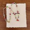 Female Niche Collarbone Summer Mushroom Necklace