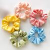 SILVR BEAR Luxury Satin Scrunchies SAME 5 COLORS AS PIC, Anti-Hair-Breakage, Hair Ties, Scrunchies Set for Girls, Women, Best Gift for Sister, Frien