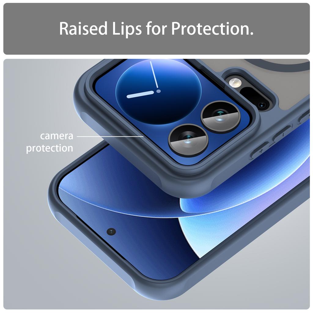 For Xiaomi 17 Pro Magnetic Case Anti Drop PC + TPU Phone Cover