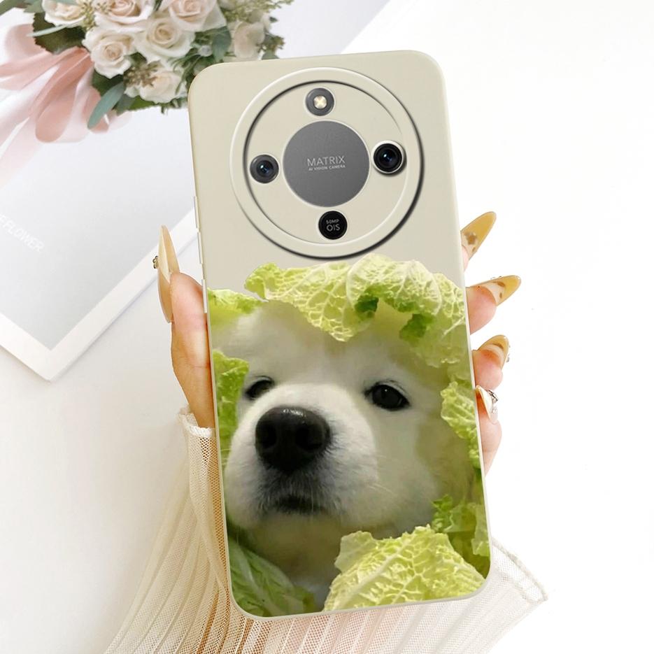 For Honor Magic 8 Lite Case Honor X9d MTN-NX1 Cute Dog Panda Cartoon Cover Silicone Case For Honor X70 X 70 HonorX9d Soft Fundas