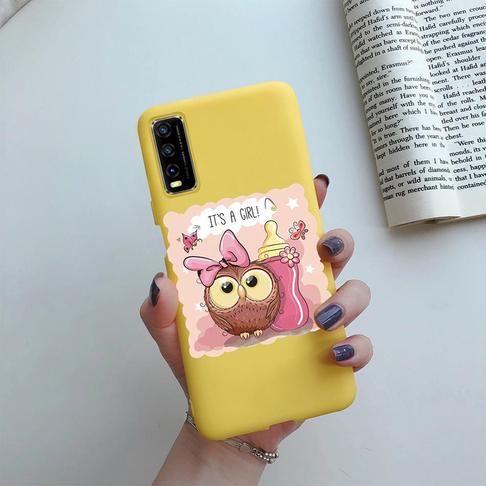 

For Vivo Y12s Y11s Y12a Case V2026 V2028 Popular Love Heart Flower Soft TPU Silicone Back Cover For Vivo Y 12 s Y12s 2021 Fundas Vivo V2026