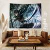 Funny Cat Emoji Bohemian Style Tapestry Funny Cat Tapestry IndoorSuitable Dormitories Tapestry Aesthetic Wall Hanging Decor Art
