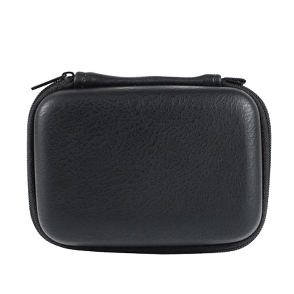 Leather Headphone Protective Cover Dust-proof Audio for Shell Earphones Storage Cases Earphone Zipper Bags Spare Parts
