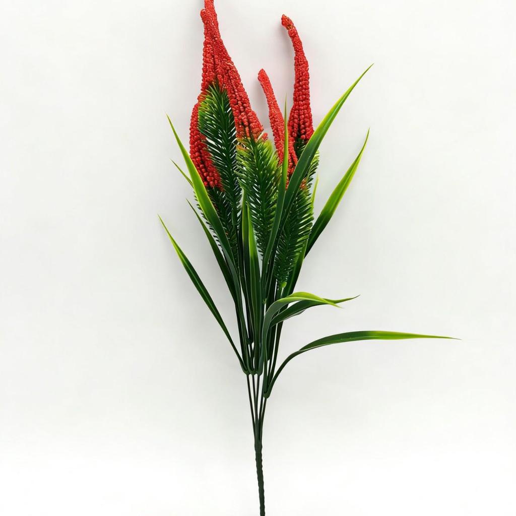 5-Head Foxtail Grass Artificial Flower for Home Decor & Outdoor Photography Props