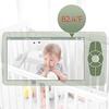 New 5 Inch Video Baby Monitor with Camera and Audio, 4X Zoom, 22Hrs Battery, 1000ft Range 2-Way  Temperature Sensor Lullaby