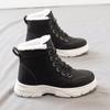 Autumn and winter large size winter new snow boots short boots thermal cotton shoes velvet Martin boots