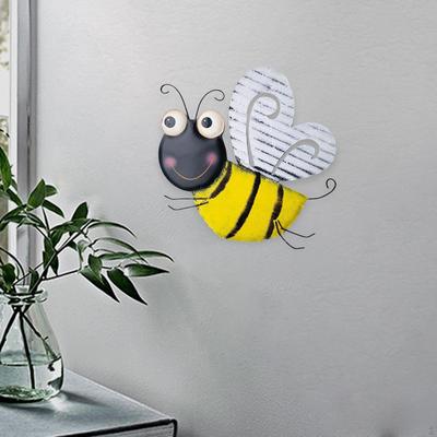 Bee Wall Decor Crafts Decoration Background Figurines Animals Artwork Statue for Garden Office