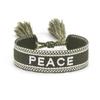 Handmade European Style Embroidered Love Bracelet with Tassels for Girls