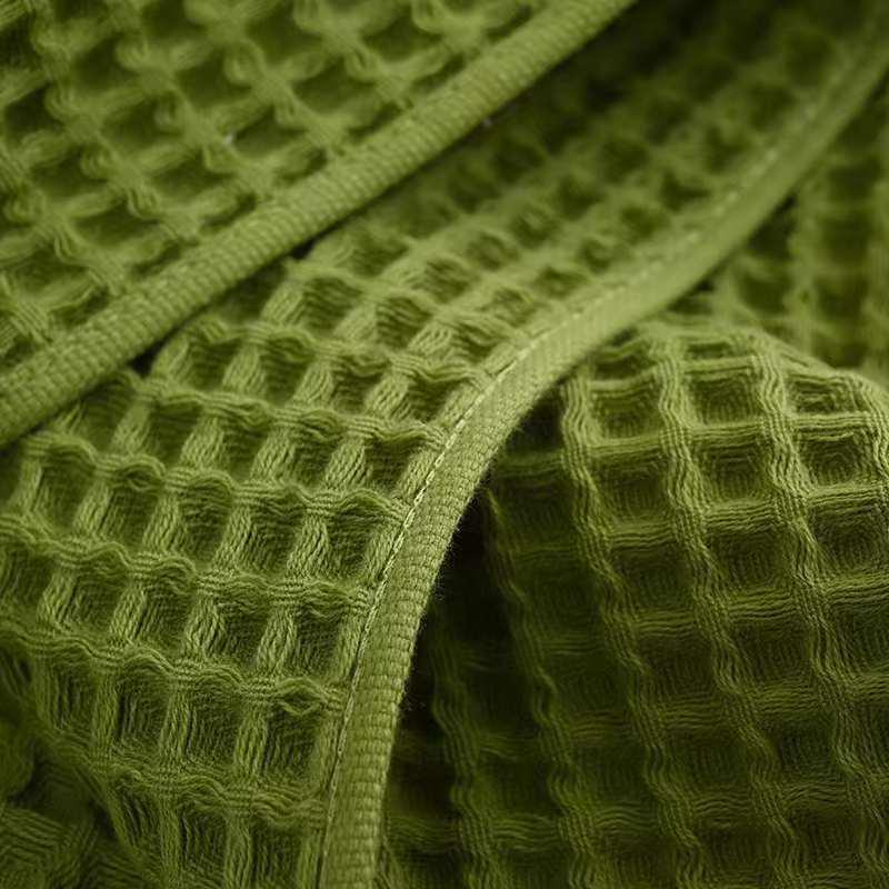 Class A Combed Cotton Waffle Bath Towel: Soft, Enlarged Pure Cotton Honeycomb Shawl for Adults (90x180 Cm)