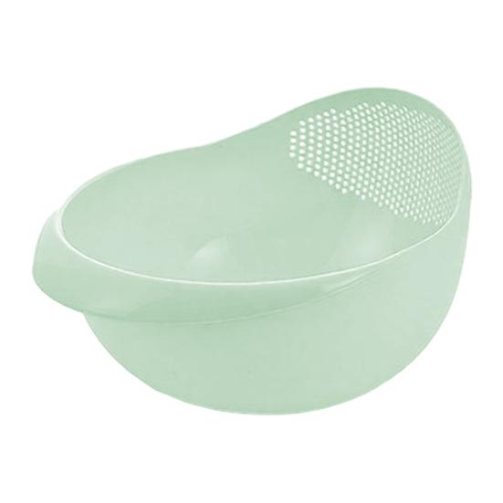 Koszyk do płukania i odsączania ryżu Lekki Plastik spożywczy Dwupoziomowy Otwory drenażowe Warzywa Owoce Przechowywanie Kuchnia