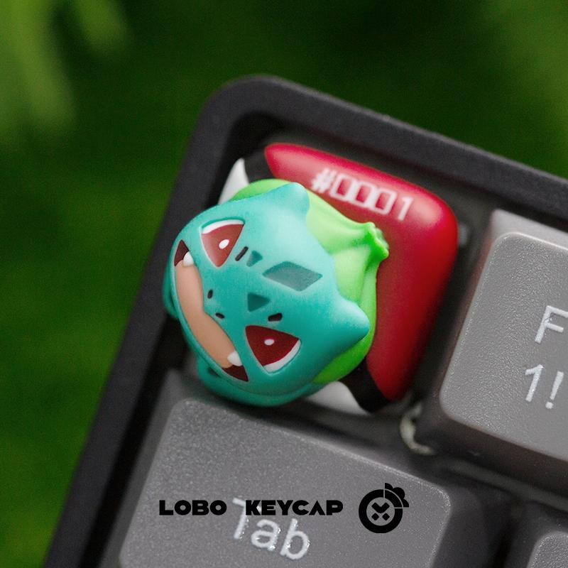 Pokemon Series Psyduck Pikachu Peripheral Mechanical Keyboard Cute  Keycap Esc Resin Material Creative Custom Gifts