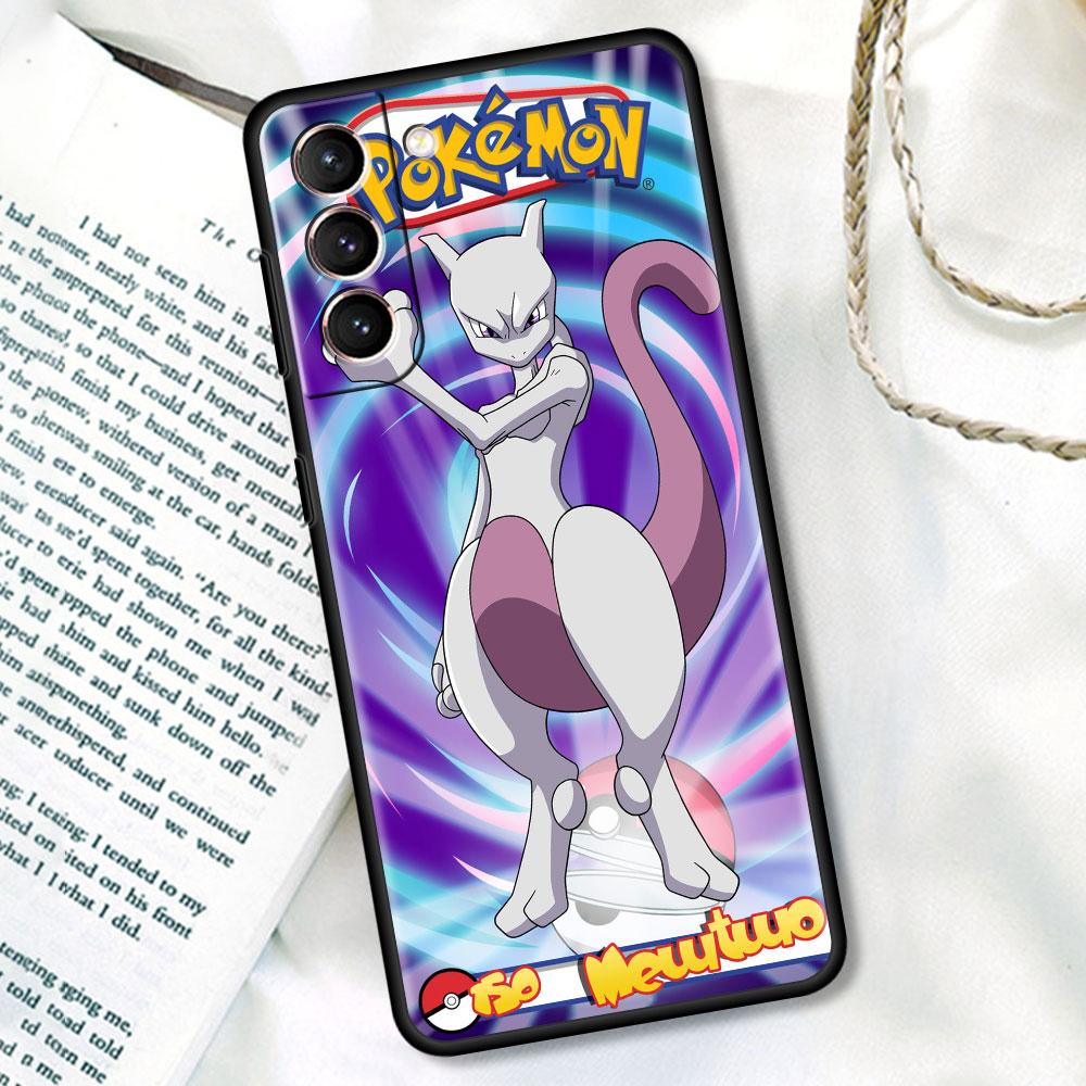 Silicone Case For Samsung Galaxy S20 FE S21 Plus S22 Ultra S10 S10e S24 S23 5G TPU Soft Phone Cover Pokemon Monster Capa