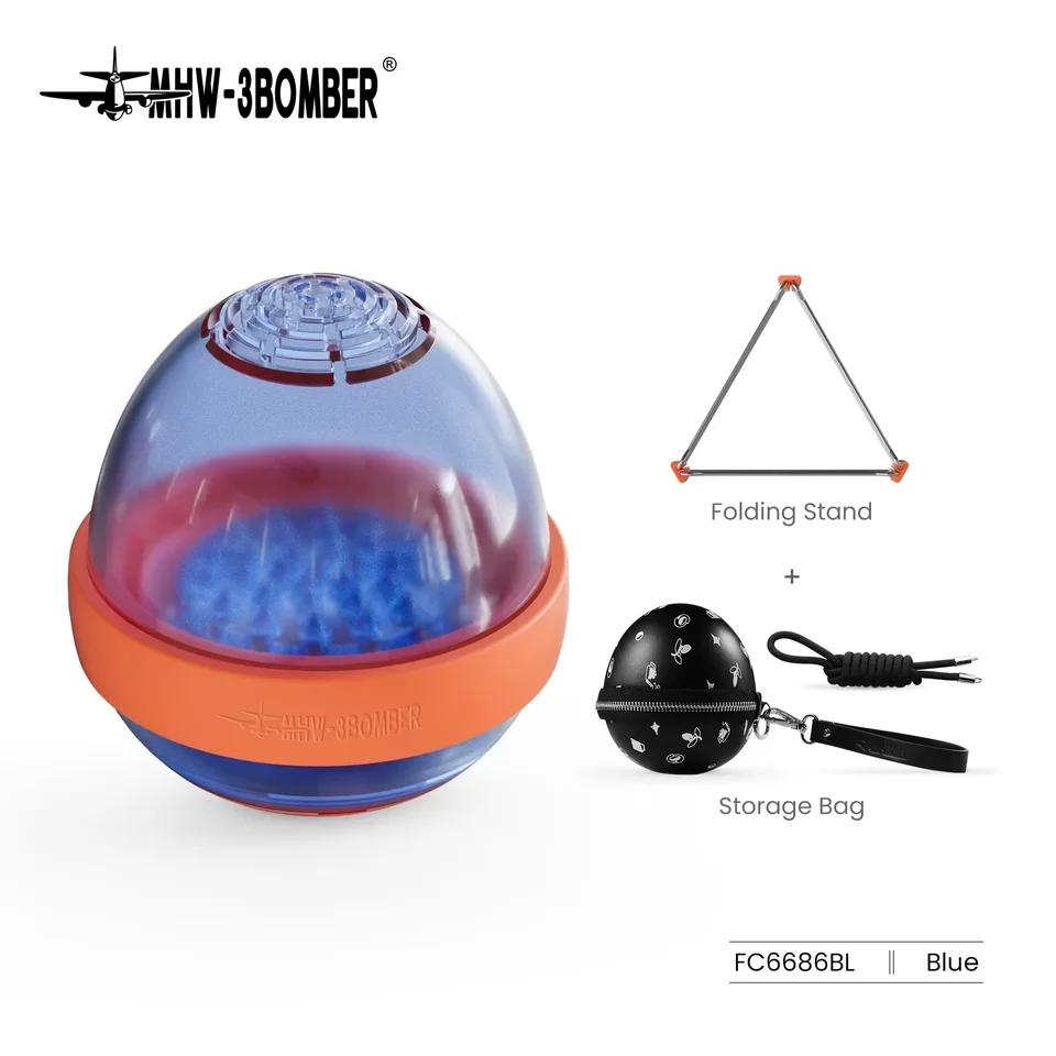 MHW-3BOMBER Splitter Eggonaut Portable Coffee Dripper Flow Control Pour Over Coffee Splitter Filter Playfully for Travel Camping синий