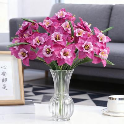 Künstliche Osterglockenblumen 18 Zoll Frühling Kunstseide Narzissen Blumenarrangement Gefälschter Osterglockenstrauß