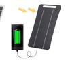 Sturdy Crystallines Silicon Materials 5W 5V Small Solars USB Charging for Sustainable Power Outdoor Excursions