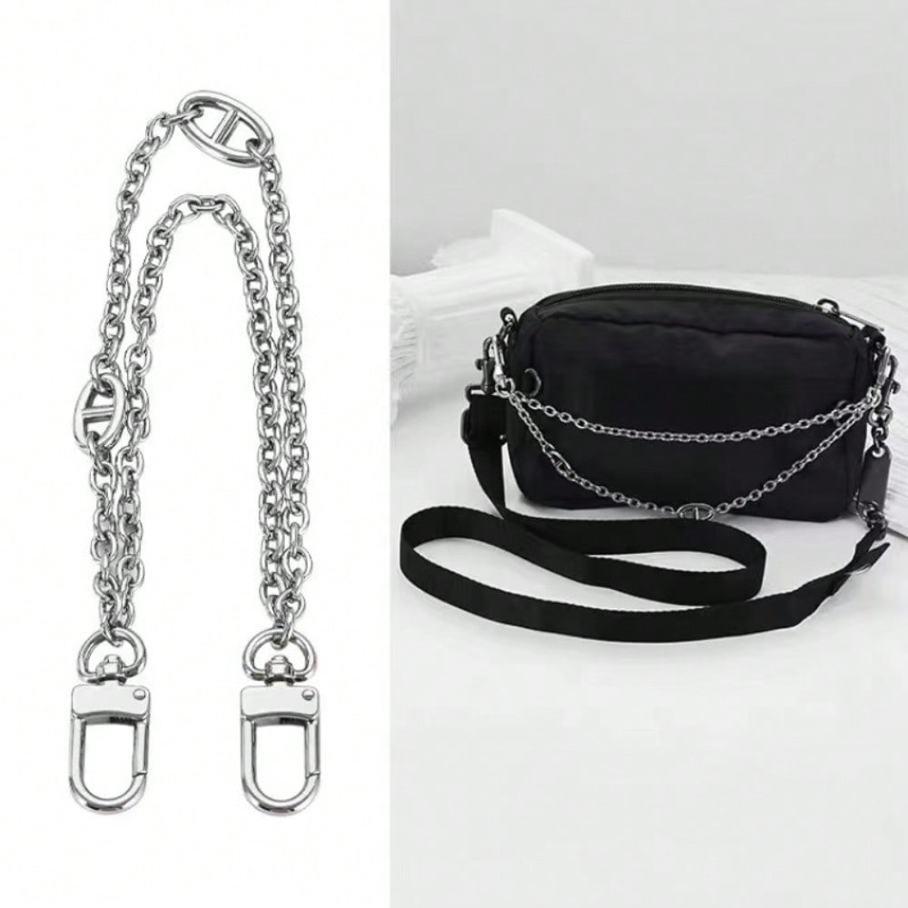 Retro Versatile Bag Decorative Chain Pendant Chain Portable Shoulder Strap with Jewelry Bag Chain