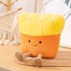 Cute Anime Food Doll Character Bread Plush Toy - Stuffed Soft Toy of Sandwich Pizza Taco French Fries for Kids Gift