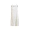 New Spring and Summer Temperament Commuting Simple Solid Color Metal Buckle V-neck Sleeveless Dress