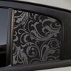 Universal  Floral Pattern Car Sticker for Triangular Window Decoration All Vehicles Accessories PVC Waterproof Vinyl Decals