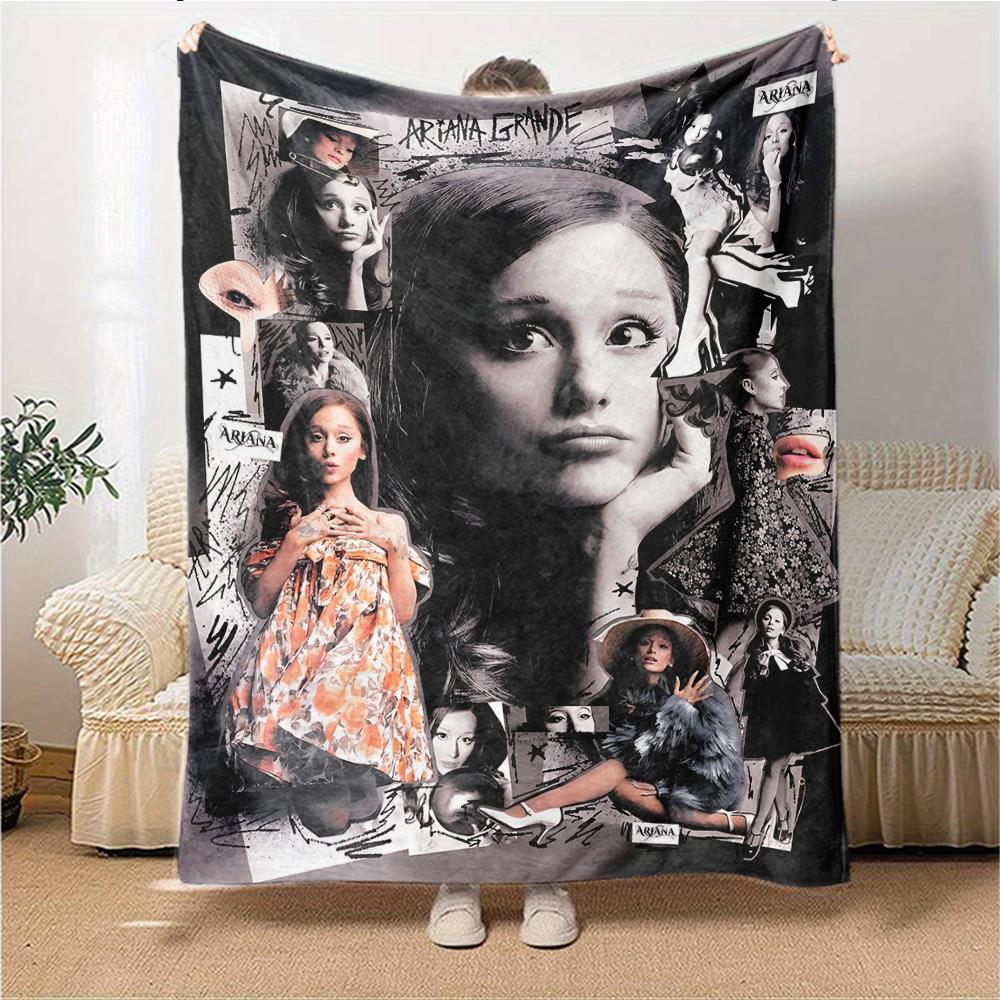 Artistic Collage Inspiration Blanket Soft Throw Blanket For Home Bedroom Bed Sofa Travel Office Solid Christmas Blanket