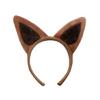 Fasce per Capelli in Peluche a Forma di Animali dello Zoo, Cerchietto con Orecchie, Fascia per Capelli Safari nella Giungla, Cerchietto per Capelli Cosplay per Halloween, Compleanno