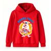 Sudadera Informal para Niños y Niñas, Sudadera con Capucha de Manga Larga con Estampado Gráfico de Dibujos Animados Booba Vibes, Top Holgado Ligero Cómodo Para el Día a Día