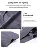 Men's Striped Round Neck Tencel Cotton Silk Short Sleeve T-shirt