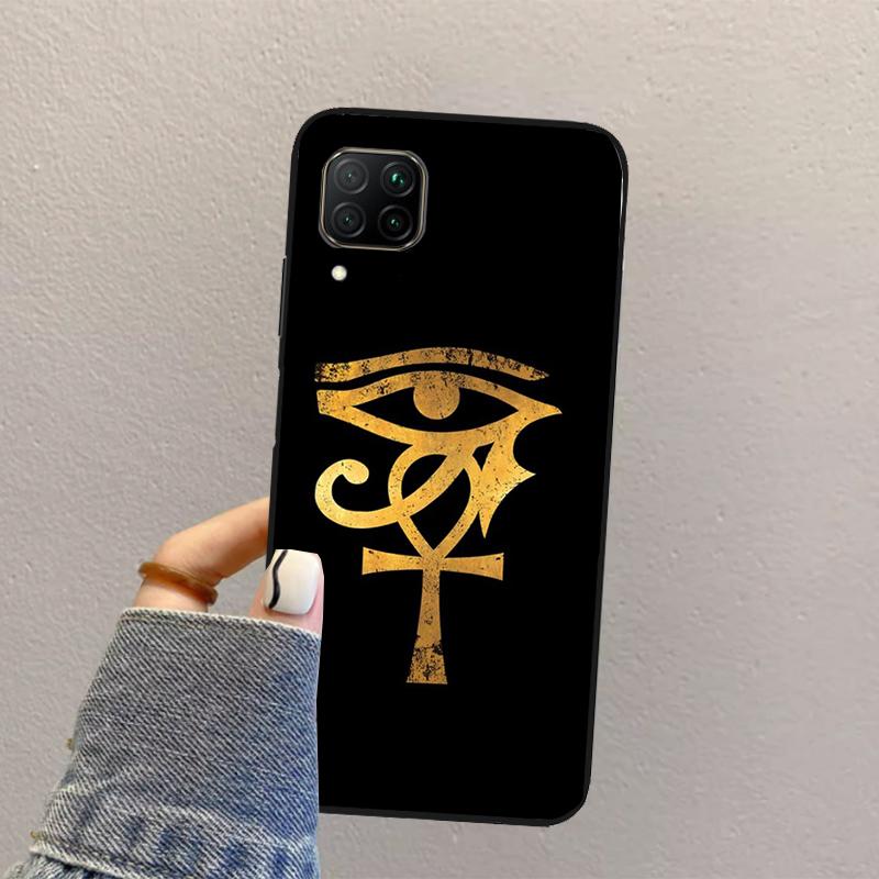 Egyptian Eye of Horus Art For Huawei Nova 10 9 SE 8i 11i 12i 12s Y60 Y61 Y70 Y90 Y72 Y73 Y91 P60 Pro P40 P30 Lite Case