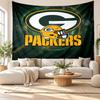 Green Bay Packers Wall Tapestry, Soft Fabric Wall Hanging, Decorative Backdrop For Bedroom Home Wall Art