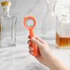 Cute Bear Bottle Opener, Stainless Steel Beer Cap Remover with Non Slip Handle, Portable Kitchen Bar Tool for Soda, Gift for Men Women
