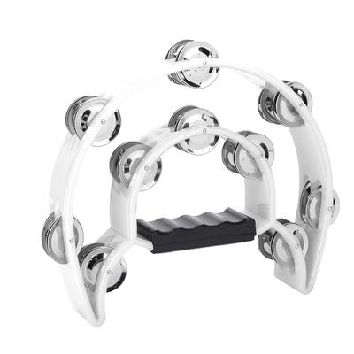 Zweireihige Jingles Handglocke Tamburin Percussion Musikinstrument