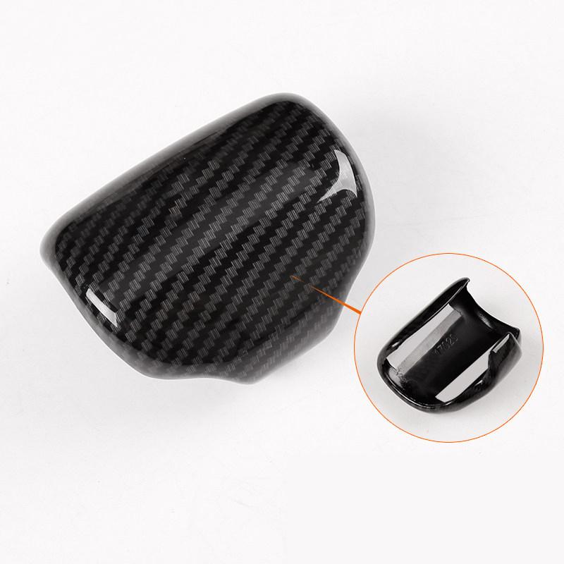 Carbon faser Auto Getriebe Kopf Schaltknauf Abdeckung Getriebe Shift Griff Trim Aufkleber Für Honda crv CR-V 2017- 2022 zubehör